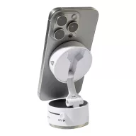   Suport magnetic pentru telefon, Everestus, 2601E15208, Ø60x47 mm, ABS, Metal, Alb