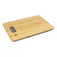   Cantar de bucatarie reincarcabil, Everestus, 2610E18885, 158x218x15 mm, ABS, Bambus, Natur
