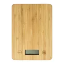 Cantar de bucatarie reincarcabil, Everestus, 2610E18885, 158x218x15 mm, ABS, Bambus, Natur