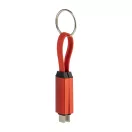 Cablu de incarcare, Everestus, 2610E17645, 60 W, 13x175 mm, Aluminiu, Poliester, Rosu
