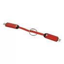 Cablu de incarcare, Everestus, 2610E17645, 60 W, 13x175 mm, Aluminiu, Poliester, Rosu