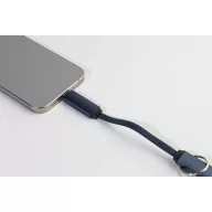   Cablu de incarcare, Everestus, 2610E17642, 60 W, 13x175 mm, Aluminiu, Poliester, Albastru Dark