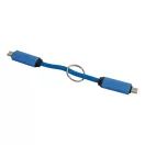 Cablu de incarcare, Everestus, 2610E17641, 60 W, 13x175 mm, Aluminiu, Poliester, Albastru