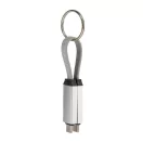 Cablu de incarcare, Everestus, 2610E17646, 60 W, 13x175 mm, Aluminiu, Poliester, Argintiu