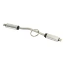 Cablu de incarcare, Everestus, 2610E17646, 60 W, 13x175 mm, Aluminiu, Poliester, Argintiu