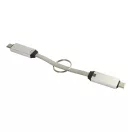 Cablu de incarcare, Everestus, 2610E17646, 60 W, 13x175 mm, Aluminiu, Poliester, Argintiu