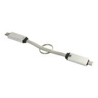   Cablu de incarcare, Everestus, 2610E17646, 60 W, 13x175 mm, Aluminiu, Poliester, Argintiu