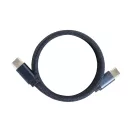 Cablu de incarcare, Everestus, 2610E17651, 60 W, 1000 mm, Aluminiu, Poliester, Albastru Dark