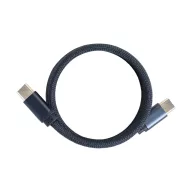   Cablu de incarcare, Everestus, 2610E17651, 60 W, 1000 mm, Aluminiu, Poliester, Albastru Dark