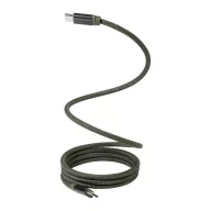   Cablu de incarcare, Everestus, 2610E17652, 60 W, 1000 mm, Aluminiu, Poliester, Verde Dark