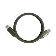   Cablu de incarcare, Everestus, 2610E17652, 60 W, 1000 mm, Aluminiu, Poliester, Verde Dark