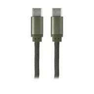   Cablu de incarcare, Everestus, 2610E17652, 60 W, 1000 mm, Aluminiu, Poliester, Verde Dark