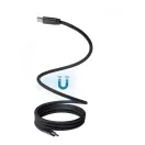 Cablu de incarcare, Everestus, 2610E17650, 60 W, 1000 mm, Aluminiu, Poliester, Negru