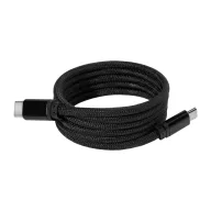   Cablu de incarcare, Everestus, 2610E17650, 60 W, 1000 mm, Aluminiu, Poliester, Negru