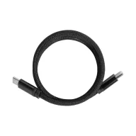   Cablu de incarcare, Everestus, 2610E17650, 60 W, 1000 mm, Aluminiu, Poliester, Negru