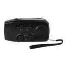 Radio multifunctional de urgenta, Everestus, 2610E17894, 1200 mAh, 130x50x60 mm, ABS, Negru