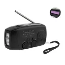 Radio multifunctional de urgenta, Everestus, 2610E17894, 1200 mAh, 130x50x60 mm, ABS, Negru