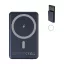 Powerbank Everestus, 2610E18010, 5000 mAh, 15 W, USB-C, 103x64x10 mm, Aluminiu, ABS, Albastru Dark