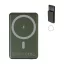Powerbank Everestus, 2610E18011, 5000 mAh, 15 W, USB-C, 103x64x10 mm, Aluminiu, ABS, Verde Dark
