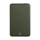 Powerbank Everestus, 2610E18011, 5000 mAh, 15 W, USB-C, 103x64x10 mm, Aluminiu, ABS, Verde Dark