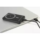 Powerbank Everestus, 2610E18009, 5000 mAh, 15 W, USB-C, 103x64x10 mm, Aluminiu, ABS, Negru