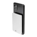 Powerbank Everestus, 2610E18012, 5000 mAh, 15 W, USB-C, 103x64x10 mm, Aluminiu, ABS, Argintiu