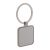 Breloc patrat, 43×35×4 mm, Everestus, 20FEB7248, Metal, Gri