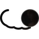 Agatatoare magnetica pentru geanta, ø45×10 mm, Everestus, 20FEB8822, Metal, Argintiu