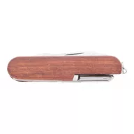   Briceag cu 9 functii, 89×24×17 mm, Everestus, 20FEB4328, Otel inoxidabil, Lemn, Maro