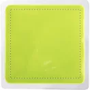 Sticker reflectorizant, 70×70 mm, Everestus, 20FEB4704, PVC, Galben