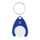 Breloc cu fisa, 2502E15156, Everestus, 44 x 33 x 5 mm, ABS, Albastru