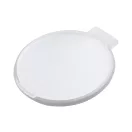 Oglinda de buzunar pentru machiaj, 2502E16036, Everestus, ⌀62 mm, Polistiren, Alb
