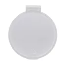 Oglinda de buzunar pentru machiaj, 2502E16036, Everestus, ⌀62 mm, Polistiren, Alb