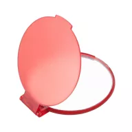  Oglinda de buzunar pentru machiaj, 2502E16035, Everestus, ⌀62 mm, Polistiren, Rosu