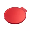 Oglinda de buzunar pentru machiaj, 2502E16035, Everestus, ⌀62 mm, Polistiren, Rosu