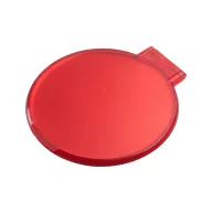  Oglinda de buzunar pentru machiaj, 2502E16035, Everestus, ⌀62 mm, Polistiren, Rosu