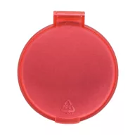   Oglinda de buzunar pentru machiaj, 2502E16035, Everestus, ⌀62 mm, Polistiren, Rosu