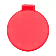   Oglinda de buzunar pentru machiaj, 2502E16035, Everestus, ⌀62 mm, Polistiren, Rosu
