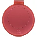 Oglinda de buzunar pentru machiaj, 2502E16035, Everestus, ⌀62 mm, Polistiren, Rosu