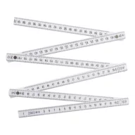   Folding ruler, 232×30×15 mm, Everestus, 20FEB7351, Plastic, Alb