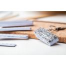 Mini folding ruler, 30×65×13 mm, Everestus, 20FEB7329, Plastic, Alb