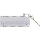 Mini folding ruler, 30×65×13 mm, Everestus, 20FEB7329, Plastic, Alb