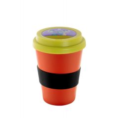   Customisable Cana termos, cup, 300 ml, ø93×130 mm, 20FEB8608, Plastic, Portocaliu