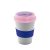Customisable Cana termos, grip, 300 ml, ø93×130 mm, 20FEB8614, Silicon, Albastru