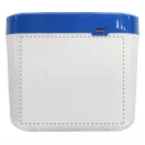 Suport pixuri cu hub usb, 95×95×70 mm, Everestus, 20FEB3442, Plastic, Albastru, Alb