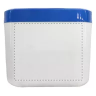   Suport pixuri cu hub usb, 95×95×70 mm, Everestus, 20FEB3442, Plastic, Albastru, Alb