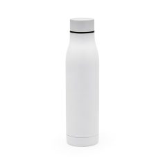   Sticla de apa 600 ml, 2407E20226, Rupt, ø7.4x27.5 cm, Otel, Alb