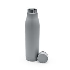   Sticla de apa 600 ml, 2407E20227, Rupt, ø7.4x27.5 cm, Otel, Argintiu