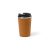 Cana de voiaj 400 ml, 2407E20487, Aodaci, ø9x15 cm, Otel, Maro