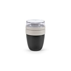   Termos 430 ml pentru alimente solide, 2407E20531, Aodaci, ø10.5x15.6 cm, Otel, Negru